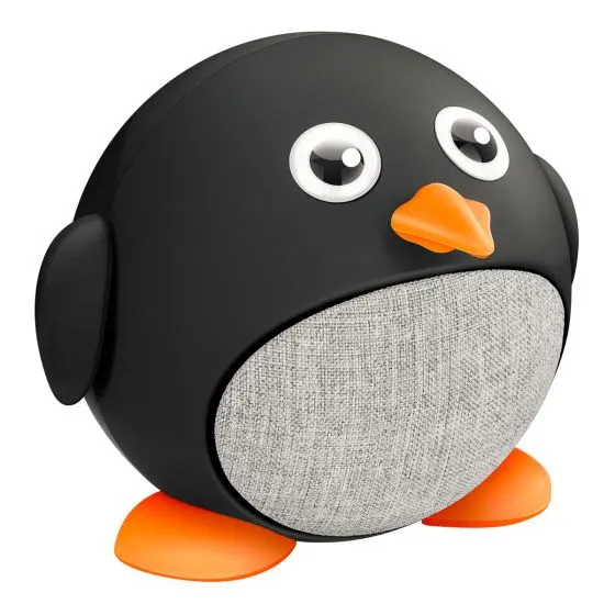 PARLANTE STEREN MINI BOC 869P BLUETOOTH PINGUINO (869BT), vista 2